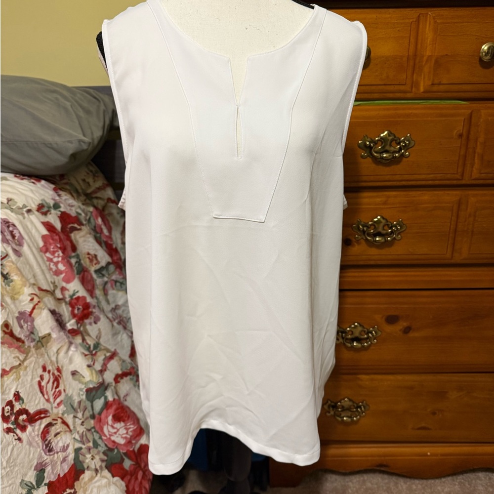 NIC+ZOE White Sleeveless Blouse
